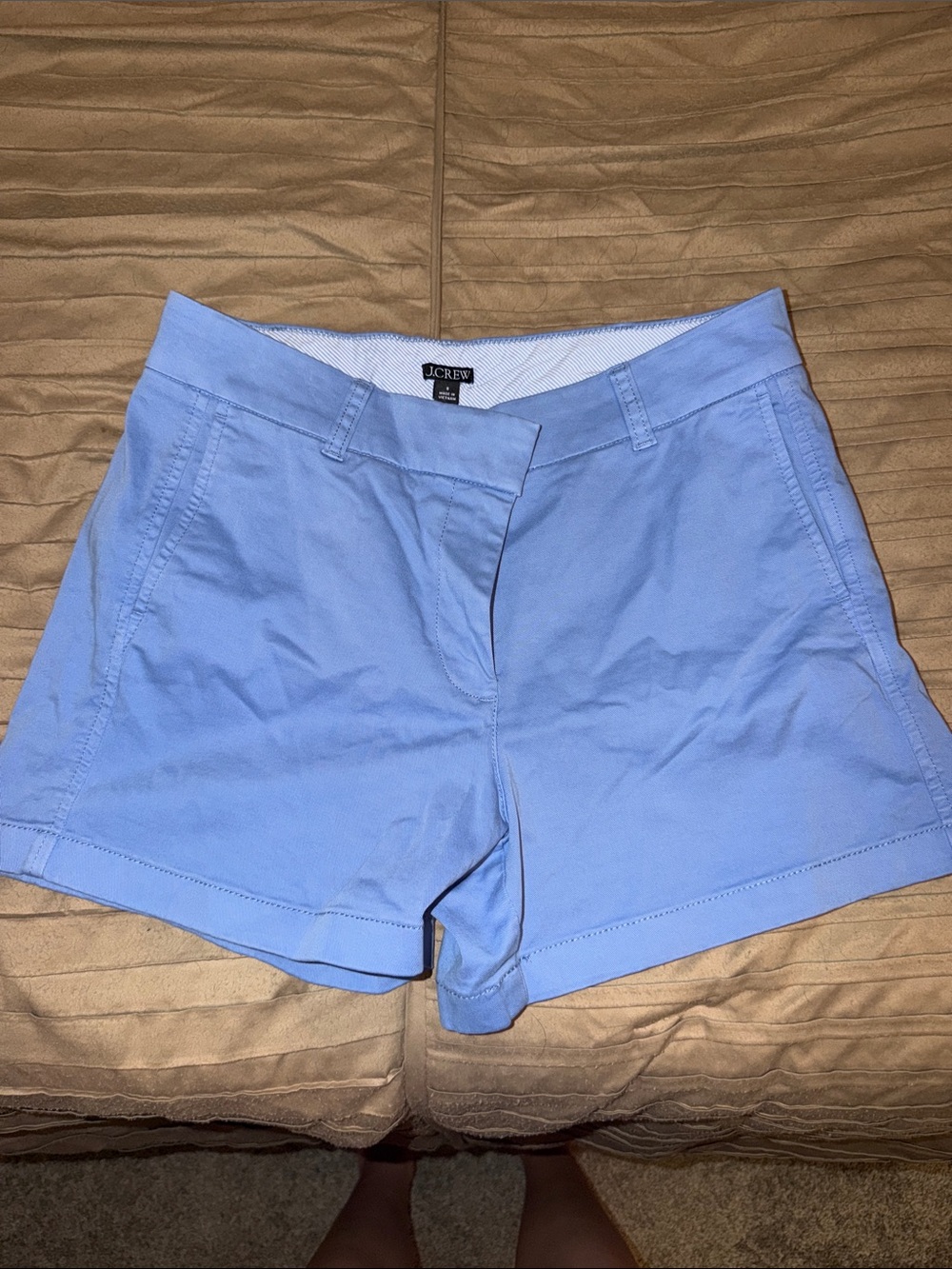 J. Crew Pastel Blue Women's Chino Bermuda Shorts